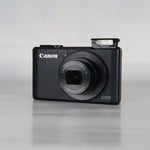 Canon PowerShot S110 12.1MP Digital Camera – Black, Case, SD Card – Excellent